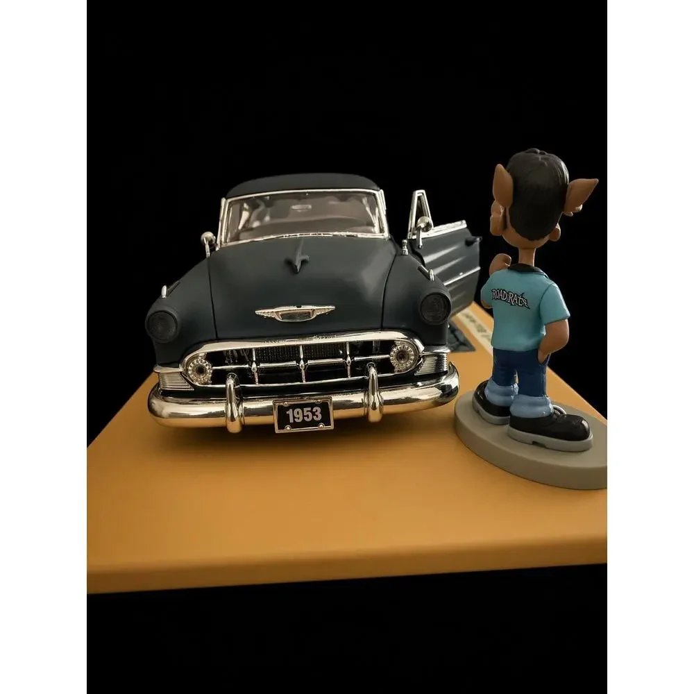 Jada Road Rats 1953 Chevy Bel Air Lowrider Diecast Display Set Character Fig